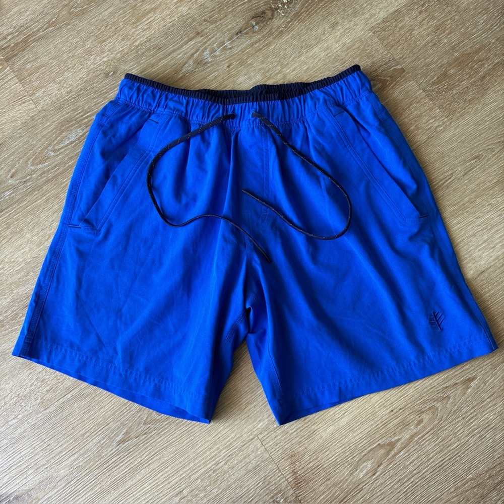 Coolibar Kahuna Swim Shorts Men’s S Blue UPF 50+ Sun Protection